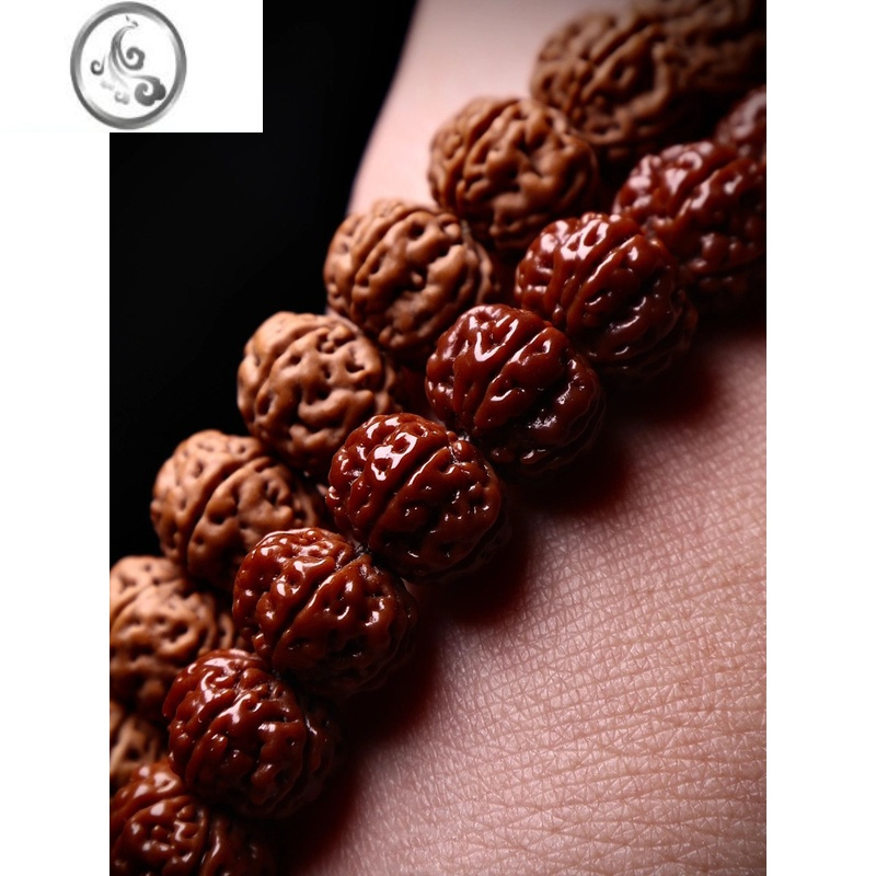 jimi老树王小金刚菩提子手串单圈双龙原籽文玩盘玩手串男佛珠手持手链