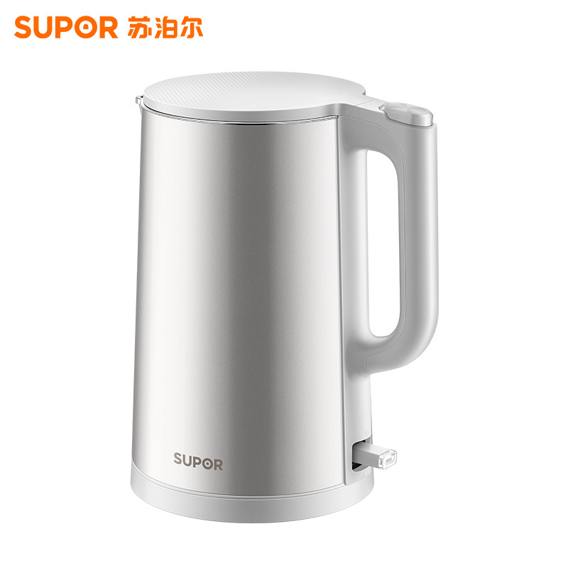苏泊尔(SUPOR)2.2升大容量电热水壶烧水壶电水壶全钢无缝内胆316L不锈钢1800W大功率SW-22J01A高清大图