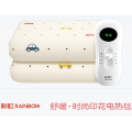电热毯 彩虹双人自动断电除菌除螨小型宿舍无纺布电热毯电褥子1.5*1.2米1216AA-C