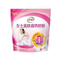 伊利高铁高钙女士奶粉400克袋叶酸维生素C奶粉成人早餐 独立小包装16*25克(新老包装随机发货)