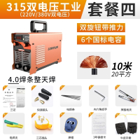 龙韵(LONGYUN)电焊机ZX7-250220v380v两用家用小型双电压直流迷你焊机 315双电压工业款套餐四