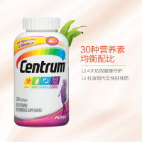 [改善气色,精力充沛]Centrum 善存 女士复合维生素 200粒/瓶 美国进口 337克