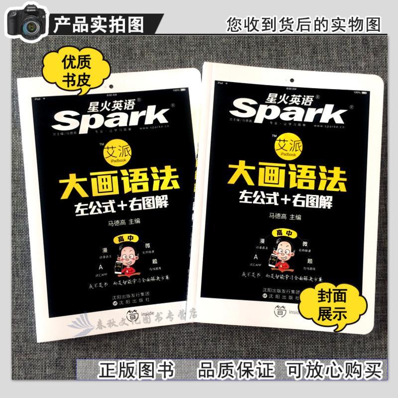 星火英语 高中英语语法 高中高考英语语法全解 高中高考英语词汇语法书知识大全听力 漫画图解 艾派大画语法 左公式+右图解