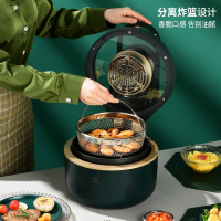 利仁(Liven)空气炸锅家用多功能无油煎炸无烟5L大容量热空气循环不粘烤架易清洗自动断电记忆功能G-11