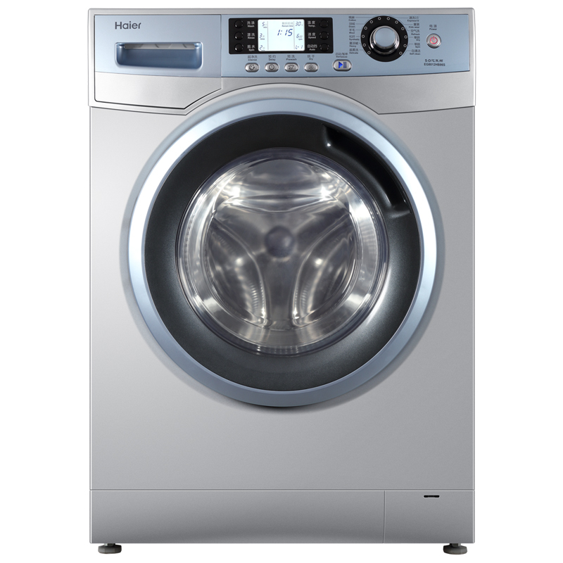 海尔(Haier)8公斤大容量 1200转 烘干变频 滚筒 全自动洗衣机