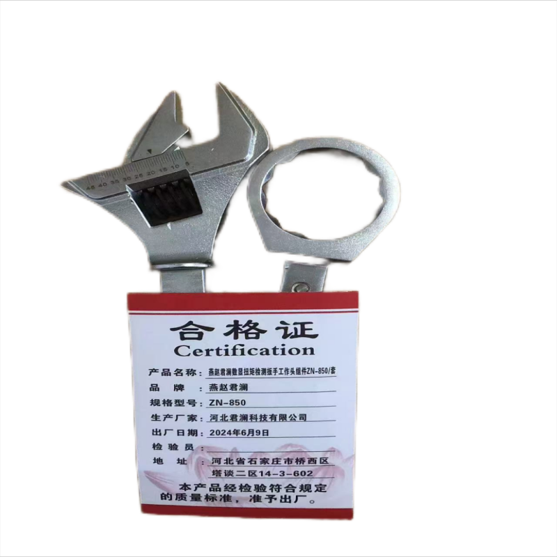 燕赵君澜数显扭矩检测扳手工作头组件ZN-1200/套高清大图