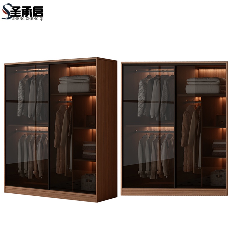 圣承启挂衣柜140cm台高清大图