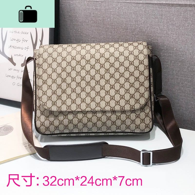 男包大容量单肩包男士包包斜挎包横款时尚休闲电脑公文包男背包潮NEW LAKE男士斜挎包图片