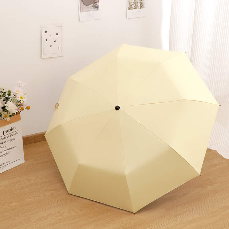 [补贴10%]晴雨伞两用自动折叠便携定制LOGO高颜值防晒紫外线遮阳太阳伞男女高清大图