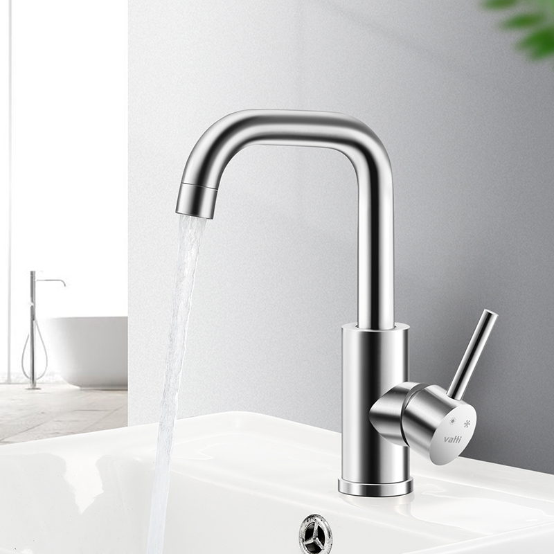 ykfiber华帝(vatti)041002 304不锈钢浴室冷热水龙头健康卫浴龙头 360