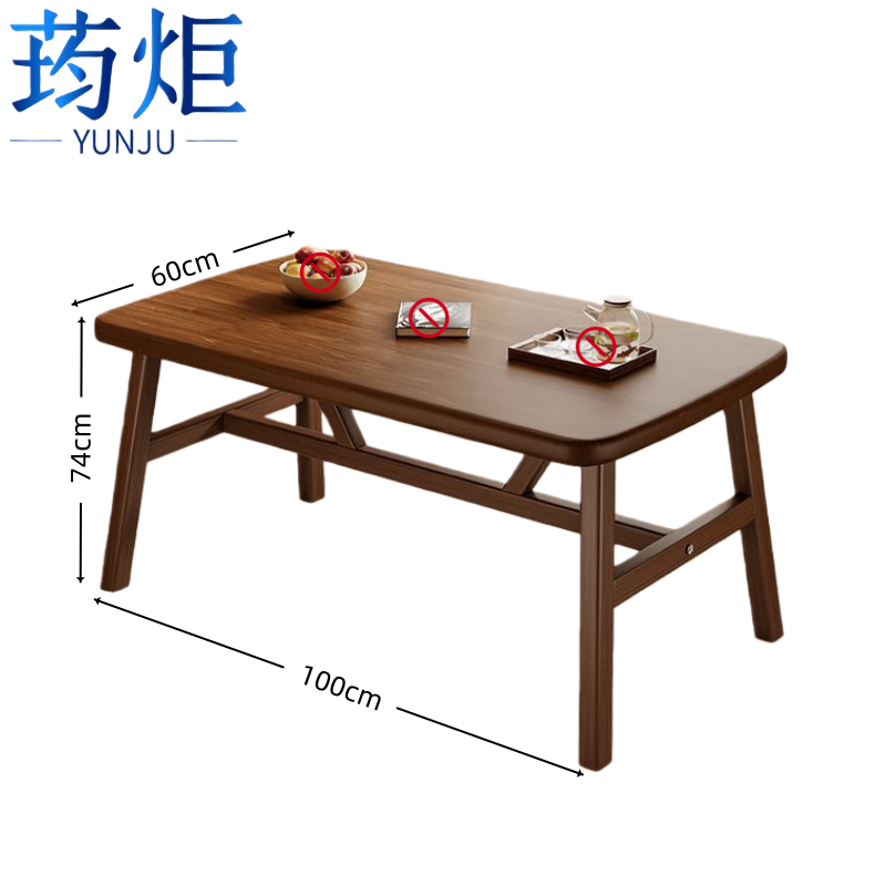 荺炬餐桌白色100cm张高清大图