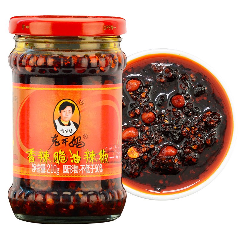 老干妈香辣脆油辣椒210g