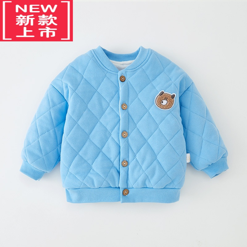 可莉允宝宝棉袄冬季新品儿童短款棉服男童加厚保暖上衣婴儿棉衣夹棉外套