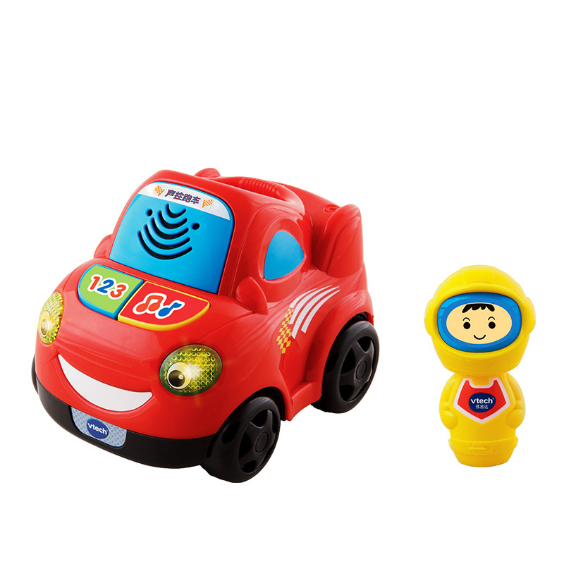 VTech伟易达声控跑车声音感应跑车男孩女孩学爬玩具汽车玩具儿童礼物儿童节礼物