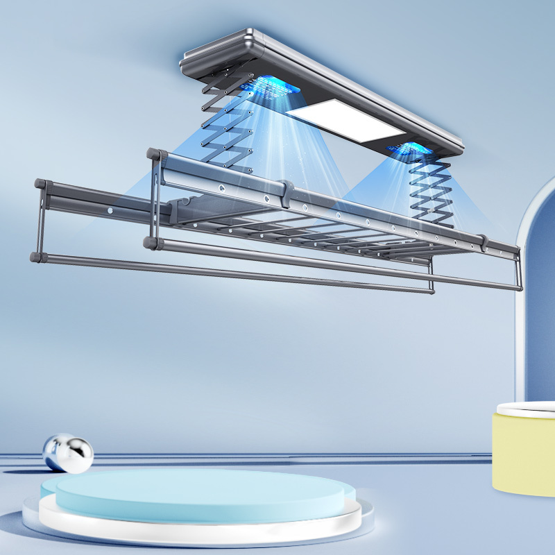 盼盼电动智能升降晾衣架高楼层智能升级控制伸缩晾衣杆j5