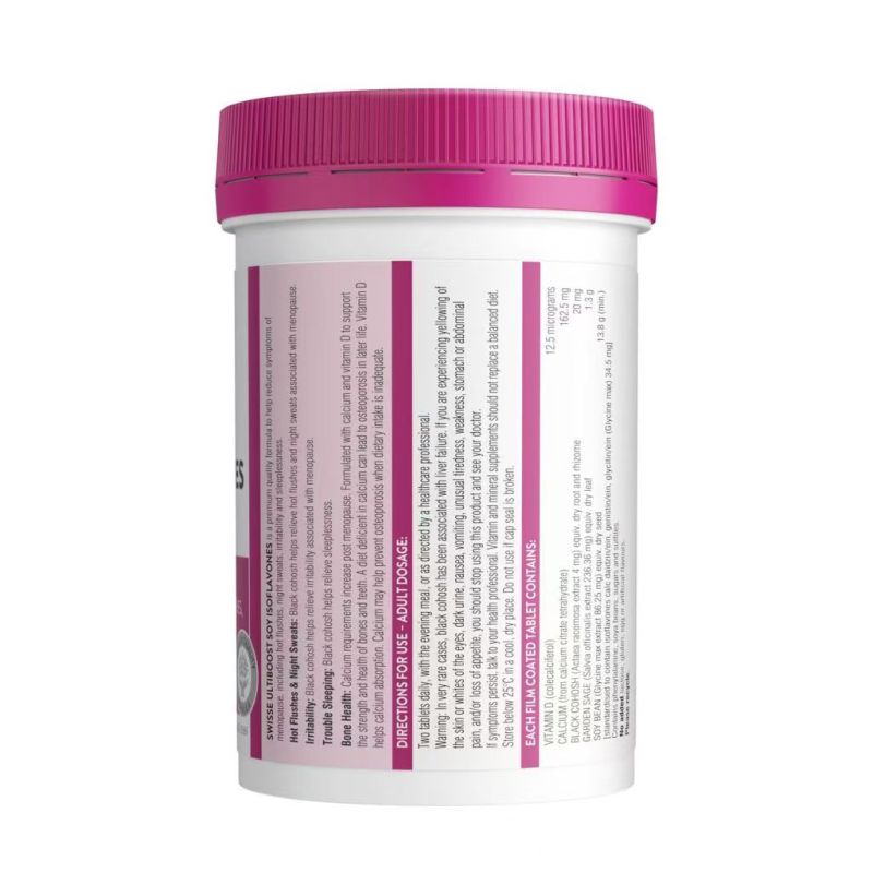 澳洲Swisse sw更年期平衡片大豆异黄酮60粒澳版装高清大图