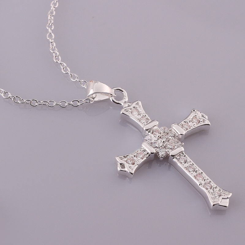 N633 Women Silver Necklace 镀925纯银女项链日韩版锁骨链潮人送女朋友七夕情人节礼物