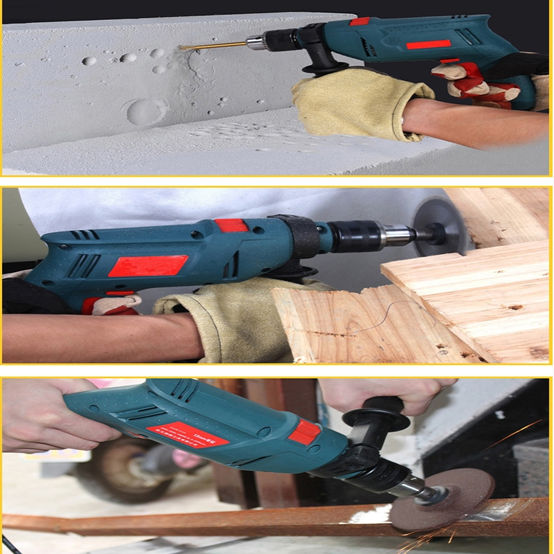 东成冲击钻电锤多功能小型手电钻电转家用电动工具螺丝刀220v手枪钻