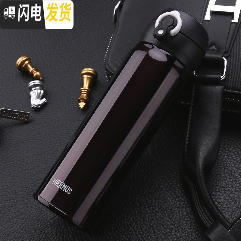 三维工匠膳魔不锈钢保温杯茶杯便携水杯男女直身杯家用 JN-500 薄荷绿MNT