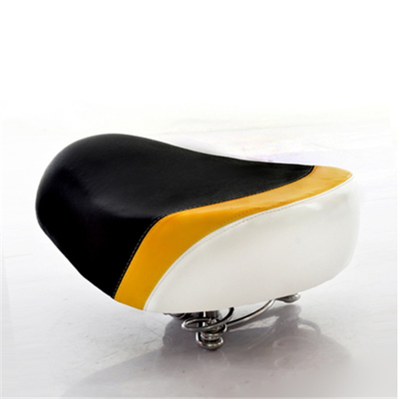 电动车车座座子电动车坐垫加大加厚铁壳雅迪爱玛小鸟飞鸽等通用黄色