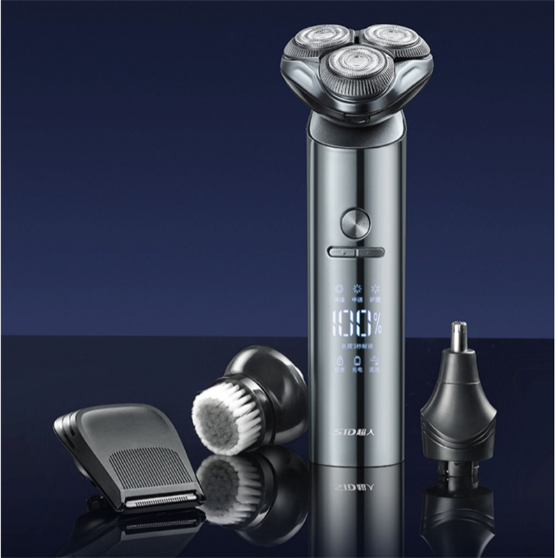 超人(SID) 剃须刀电动刮胡刀男剃胡须子刀全身水洗 剃胡须三头水洗剃须刀RS7368高清大图