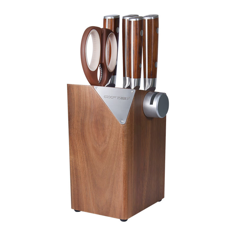 巧媳妇(SMART WIFE) 凌锋七件套K-1528-7刀具套装 家用厨房套装菜刀斩骨刀多用刀水果刀组合 凌峰七件套