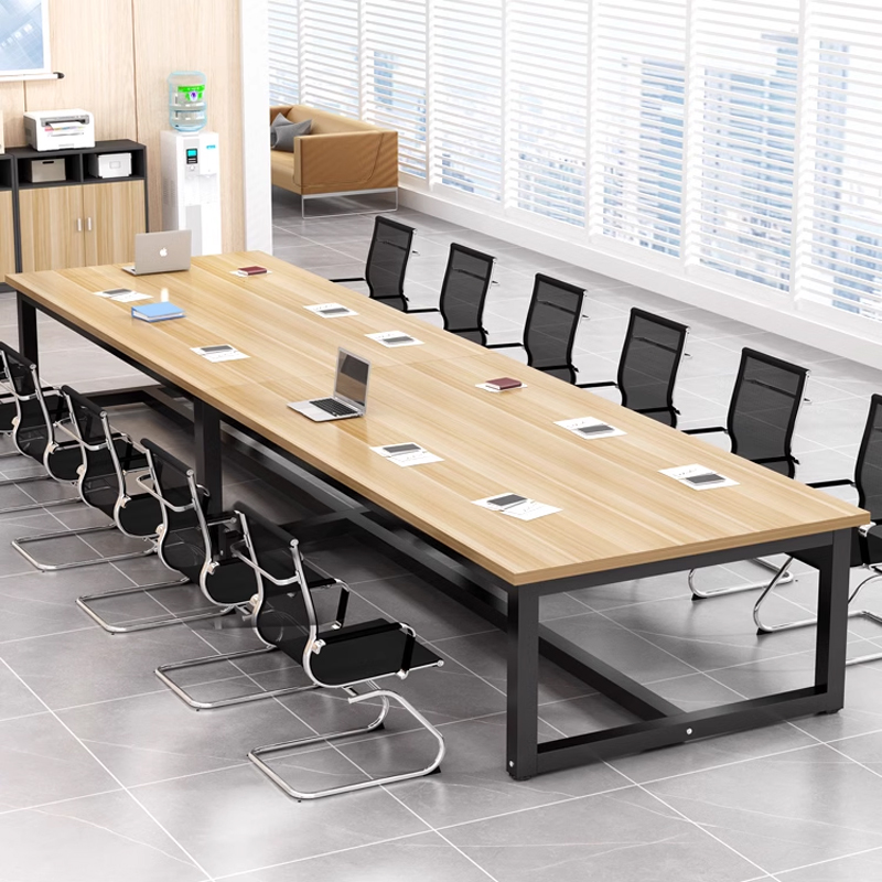 中豫鑫泽 ZYXZ5030117 会议桌简约现代长方形办公室小型会议桌 3.6米单桌高清大图