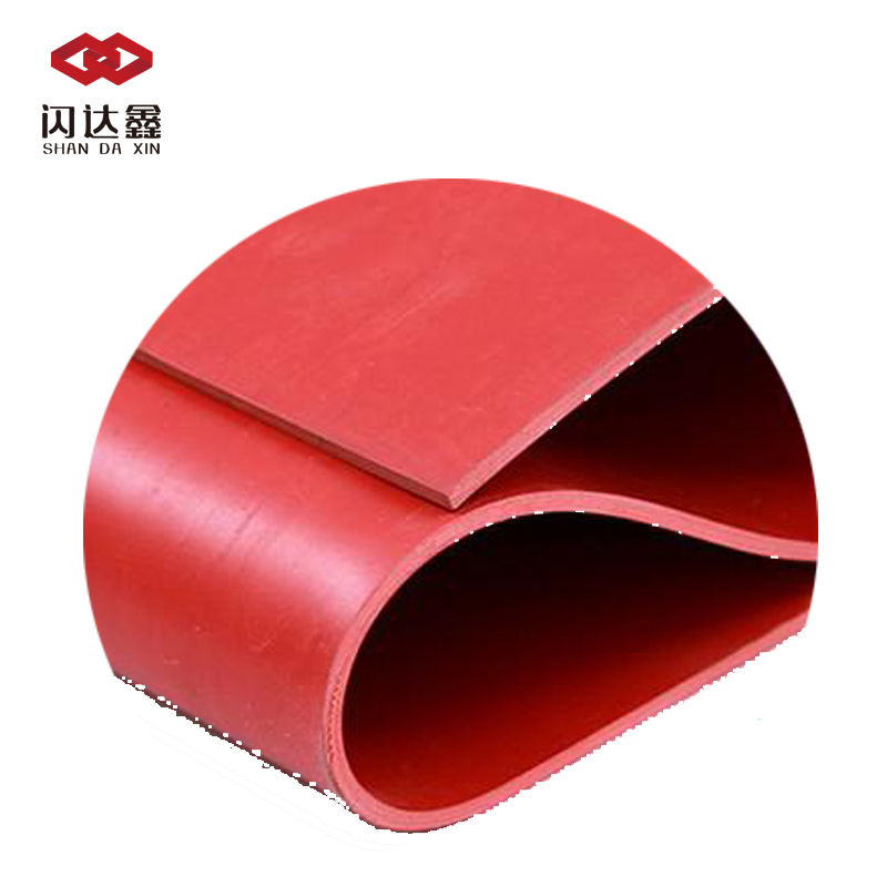 闪达鑫 厚度5mm红色普通橡胶板 50KG /捆高清大图