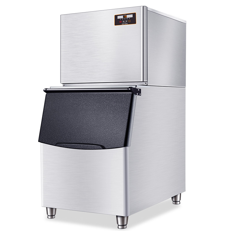 耐雪Naixer NX550制冰机 商用 奶茶店全自动制冰机280KG储冰量16A 1600W大型制冰机方冰酒吧KTV