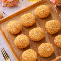 兰象岩干吃汤圆500g芝麻花生味夹心汤圆办公室小零食休闲充饥点心整箱