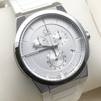 Calvin Klein Gents系列 独特巴黎钉纹 石英表 男表K2S371L6瑞士CK手表