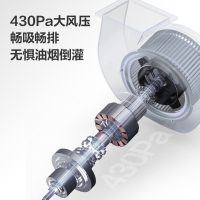 [金豆专属]华帝(vatti)CXW-240-XS211油烟机23m3/min大吸力 430Pa速排 深腔直吸 延时关机