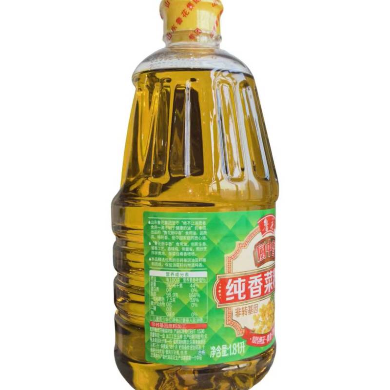 鲁花 厨中香纯香菜籽油 非转基因 1.81L图片