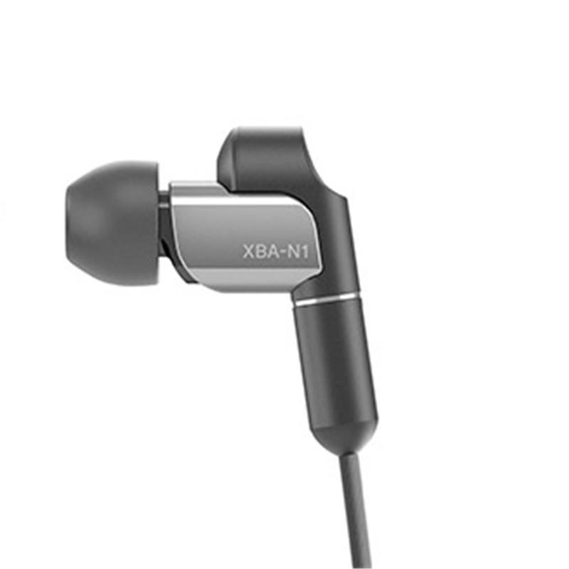 索尼(SONY)XBA-N1AP Hi-Res混合驱动立体声耳机/耳麦 支持iPhone 黑色高清大图