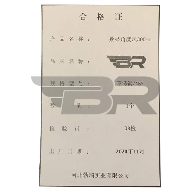 BR勃瑞/数显角度尺不锈钢/300mm/把高清大图