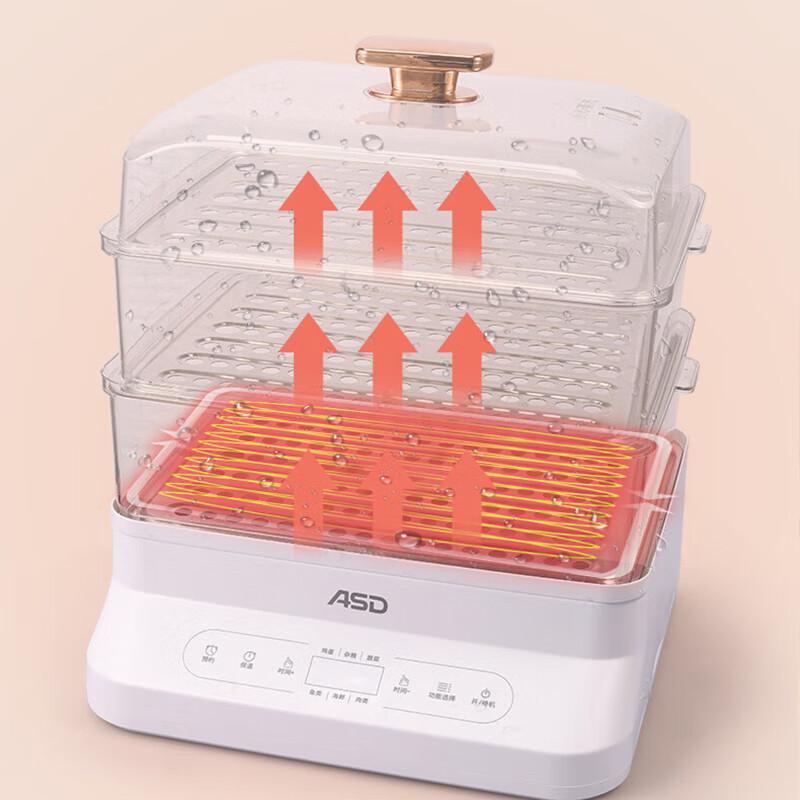 爱仕达家用电蒸锅15L AZ-F36E403高清大图