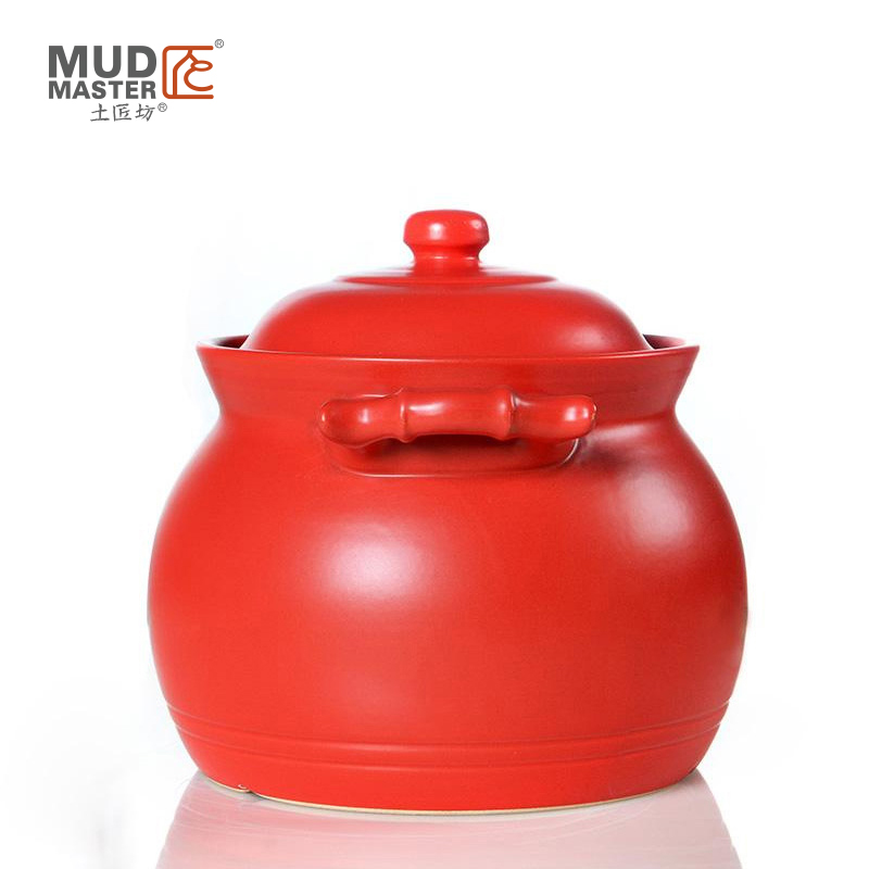 MUDMASTER土匠坊中国红福煲JX-T-0028(4.5L)高清大图