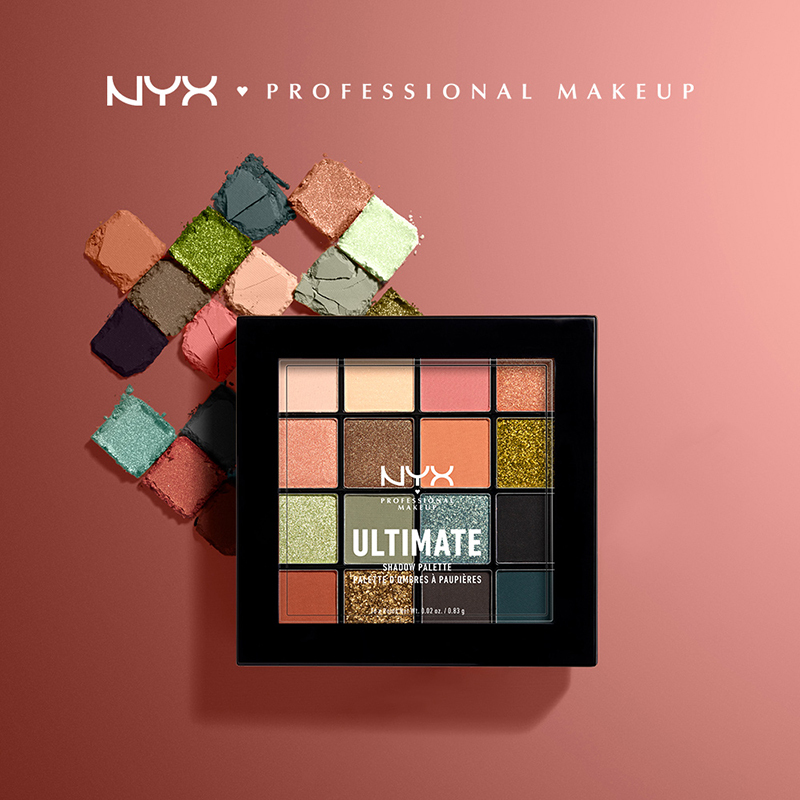 NYX逆色十六色眼影盘乌托邦13.28g