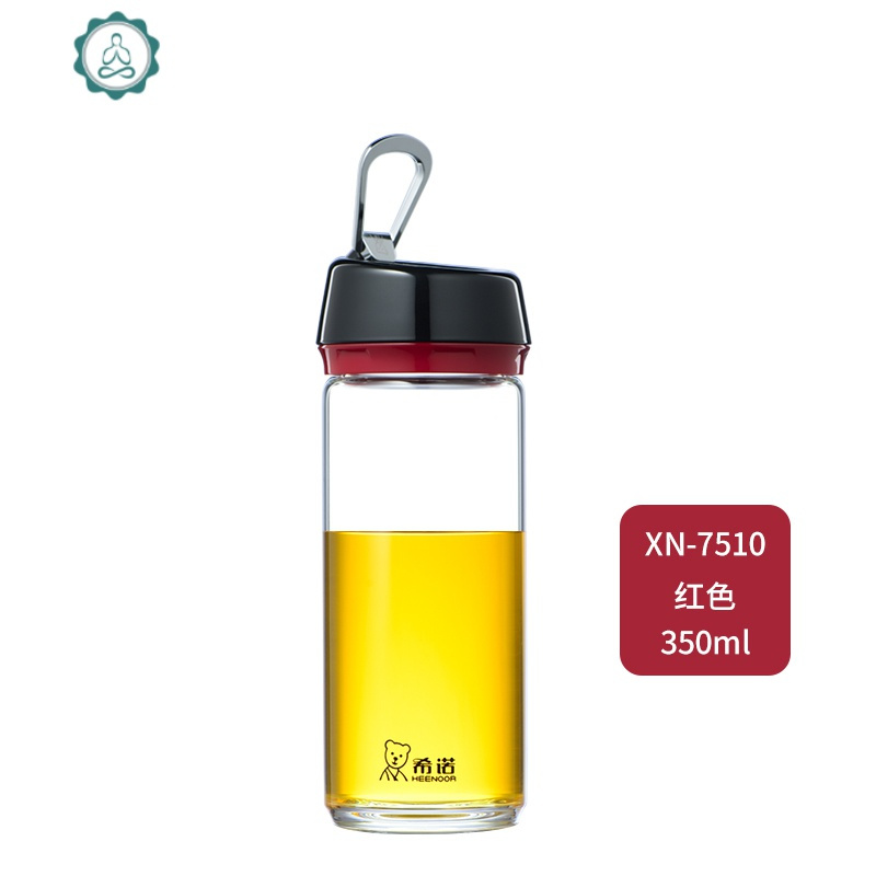 单层加厚家用透明杯子潮流个性创意随手杯便携 玻璃杯
