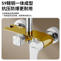 箭牌卫浴(ARROW)增压淋浴套装全铜淋雨龙头花洒喷头多功能增压AE34192MZCP