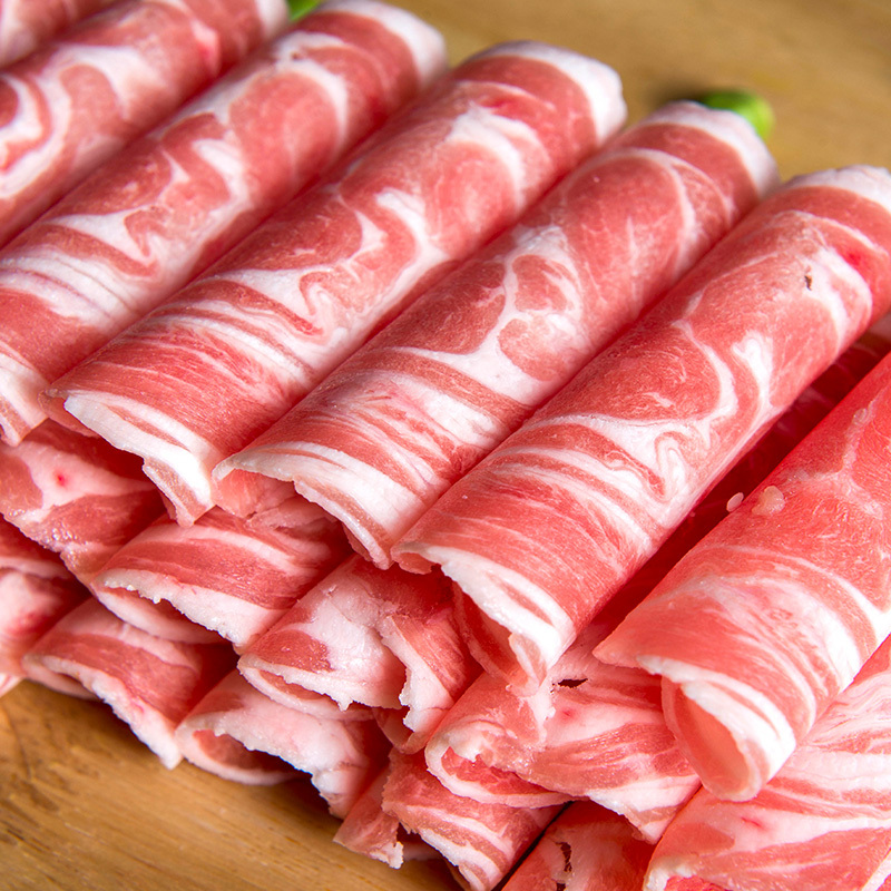 大庄园 原切羊肉卷500g*3袋火锅食材羊肉片