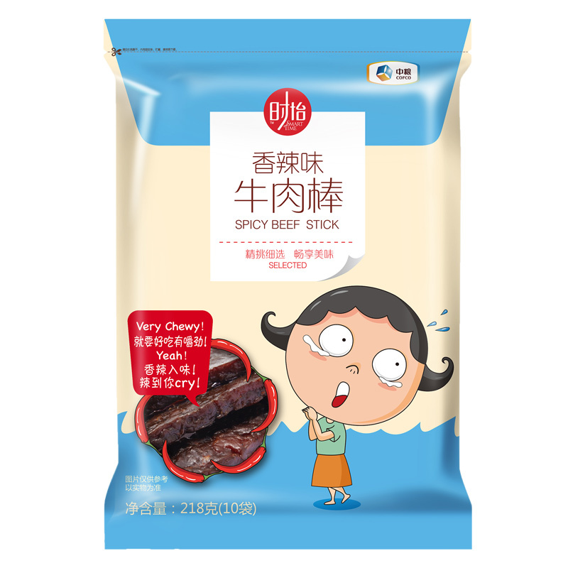 中粮时怡牛肉棒(香辣味)218g