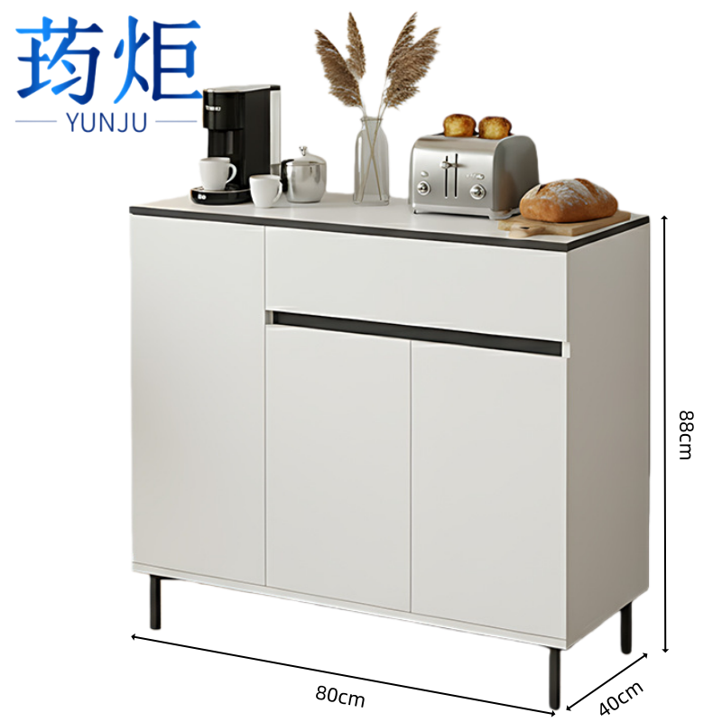 荺炬餐边柜 白色80cm 台