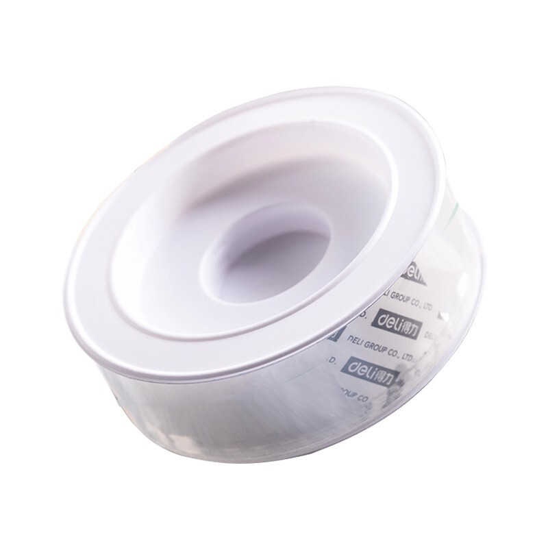 得力(deli)33604透明纳米胶带(5cm*3m*2mm)2卷加厚纳米双面胶带无痕胶带强力防水墙面固定胶万用隐形胶带