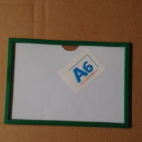 阳光标牌磁吸标识牌卡套A6尺寸11*16cm颜色可选 30个/组