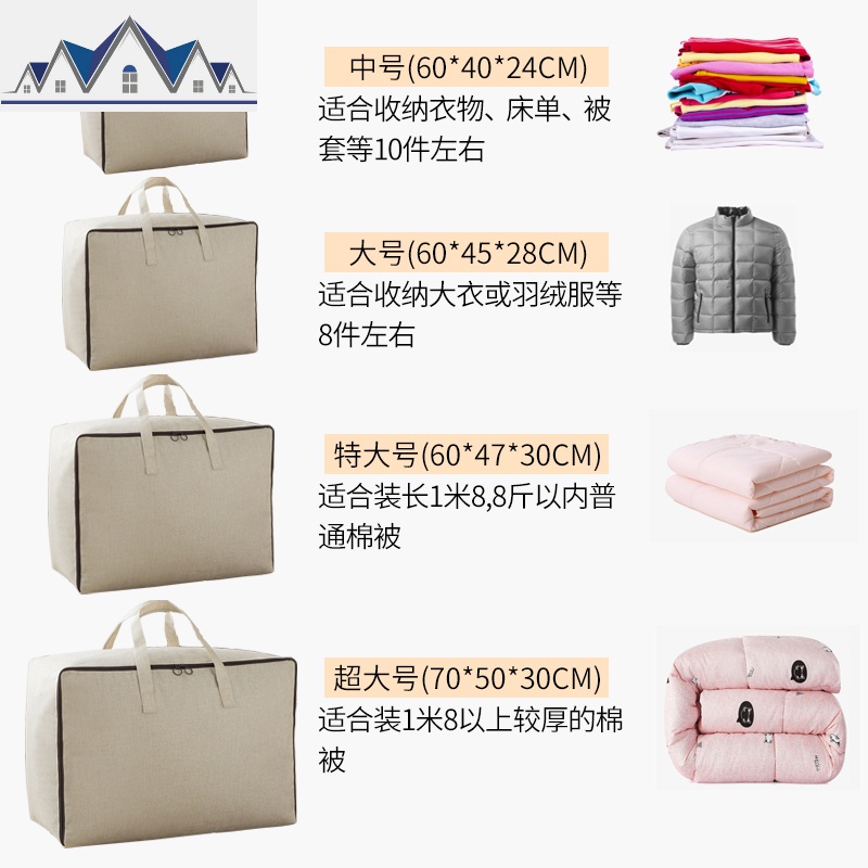 收纳袋子幼儿园行李整理袋衣物箱装被子的打包搬家衣服收纳袋 三维工匠收纳包高清大图