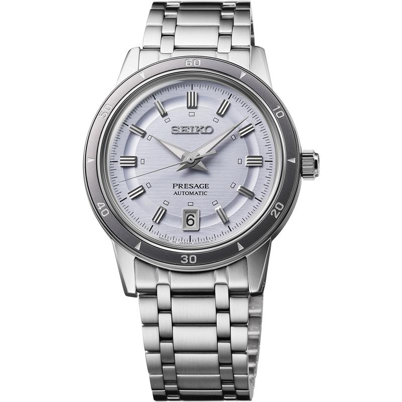 Seiko/精工日韩腕表复古设计金属表圈多层表盘自动机械表 图片色