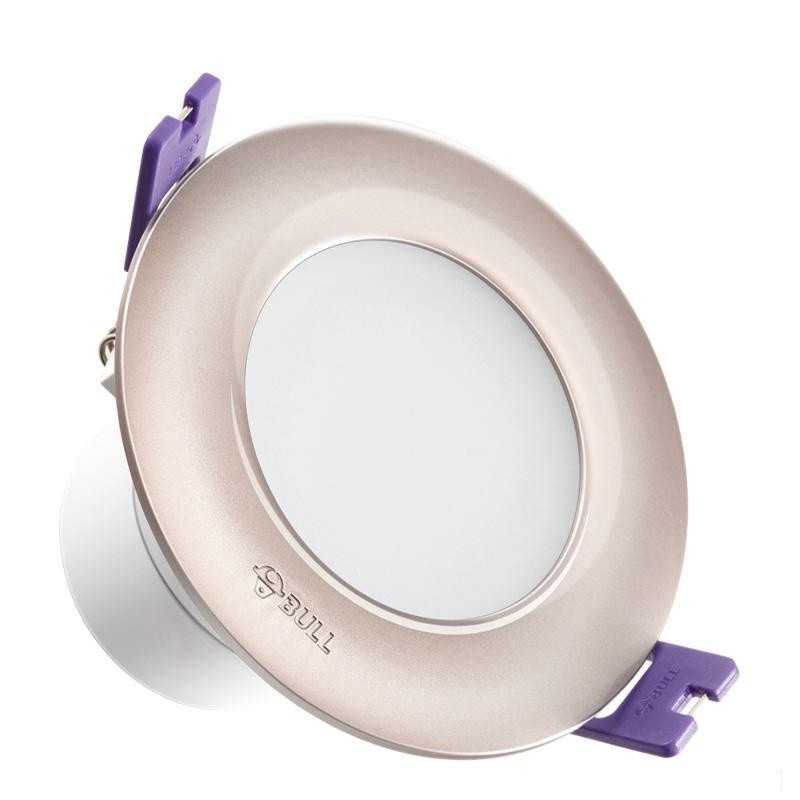 公牛 BULL GN-B13R41筒灯30K 3寸(香槟金)3.5W LED香槟金筒灯3.5W 3寸 3000K 单个.