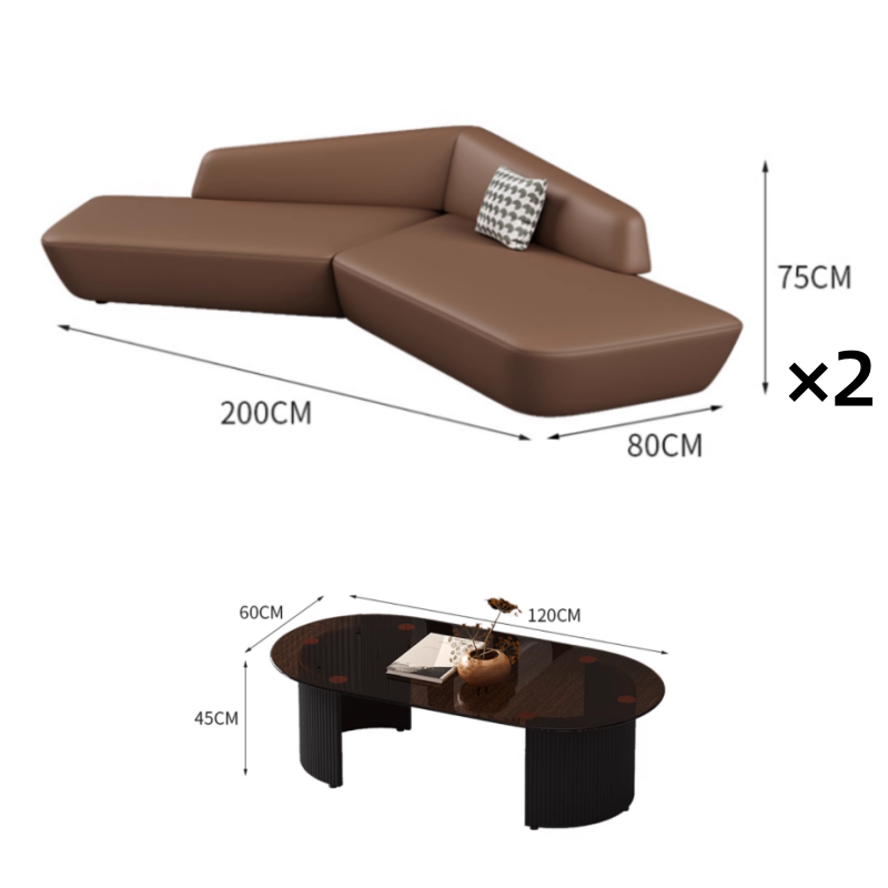 璎蕙 沙发组合2m*2+茶几 套高清大图