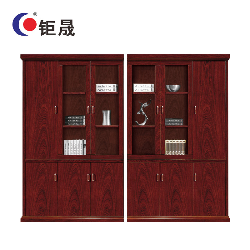 钜晟 油漆文件柜1.35米右三门文件柜JS-JE88103R